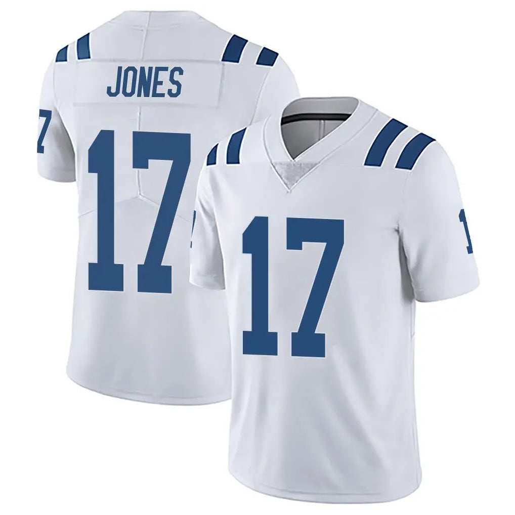 harde IN.Colts #17 Daniel Jones Player White Limited Vapor Untouchable Home Game Stitched Jerseys