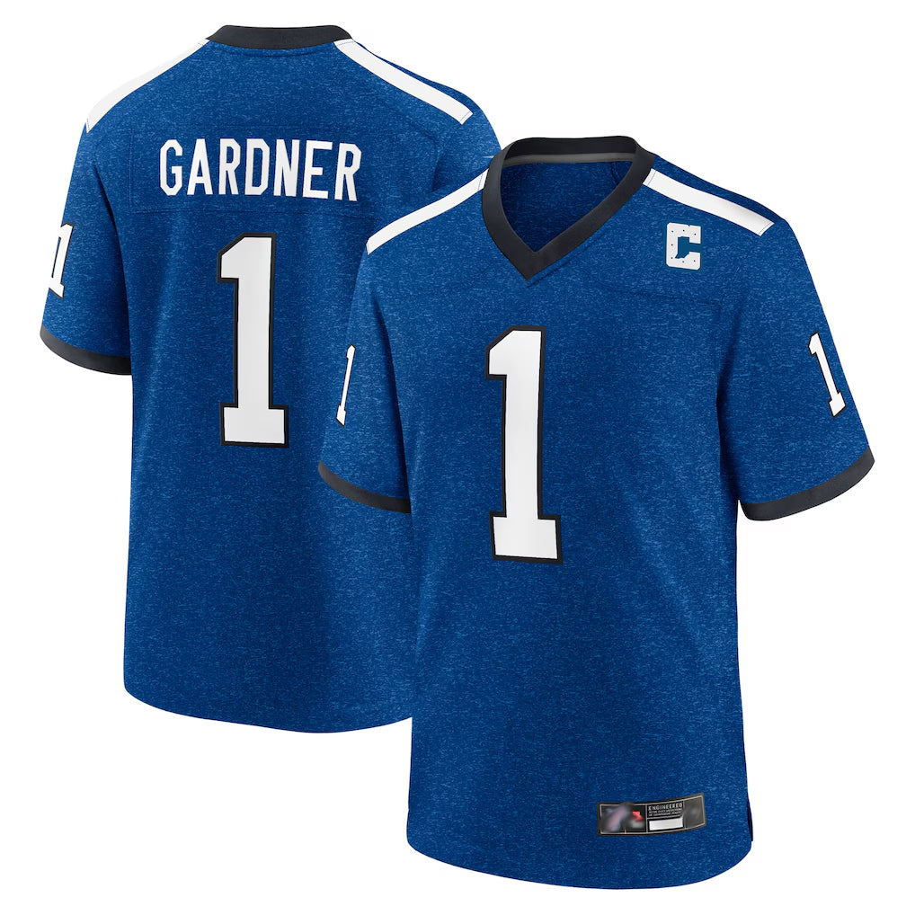 harde IN.Colts #1 Sauce Gardner Player Royal Alternate Indiana Nights Home Game Stitched Jerseys