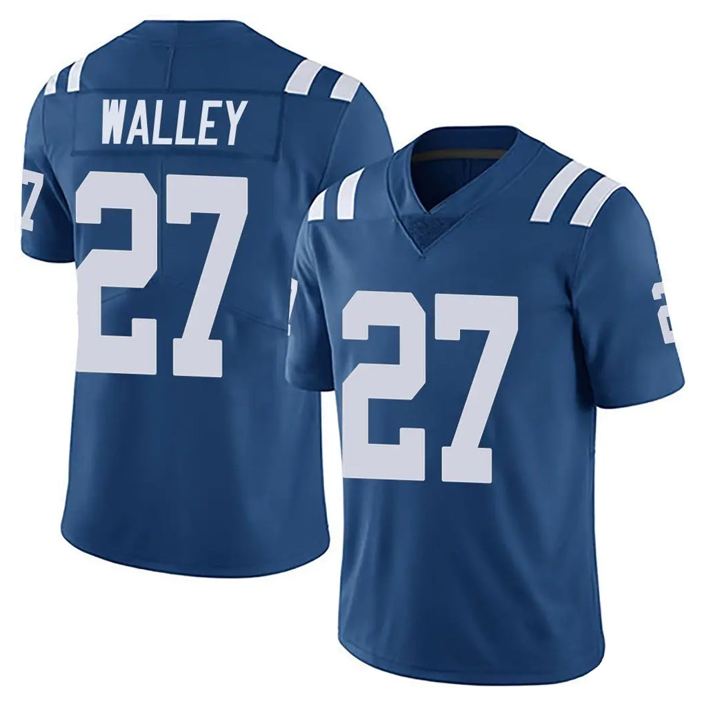 harde IN.Colts #27 Justin Walley Player Royal Limited Vapor Untouchable Home Game Stitched Jerseys