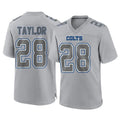 harde IN.Colts #28 Jonathan Taylor Player Gray Atmosphere Fashion Home Game Stitched Jerseys