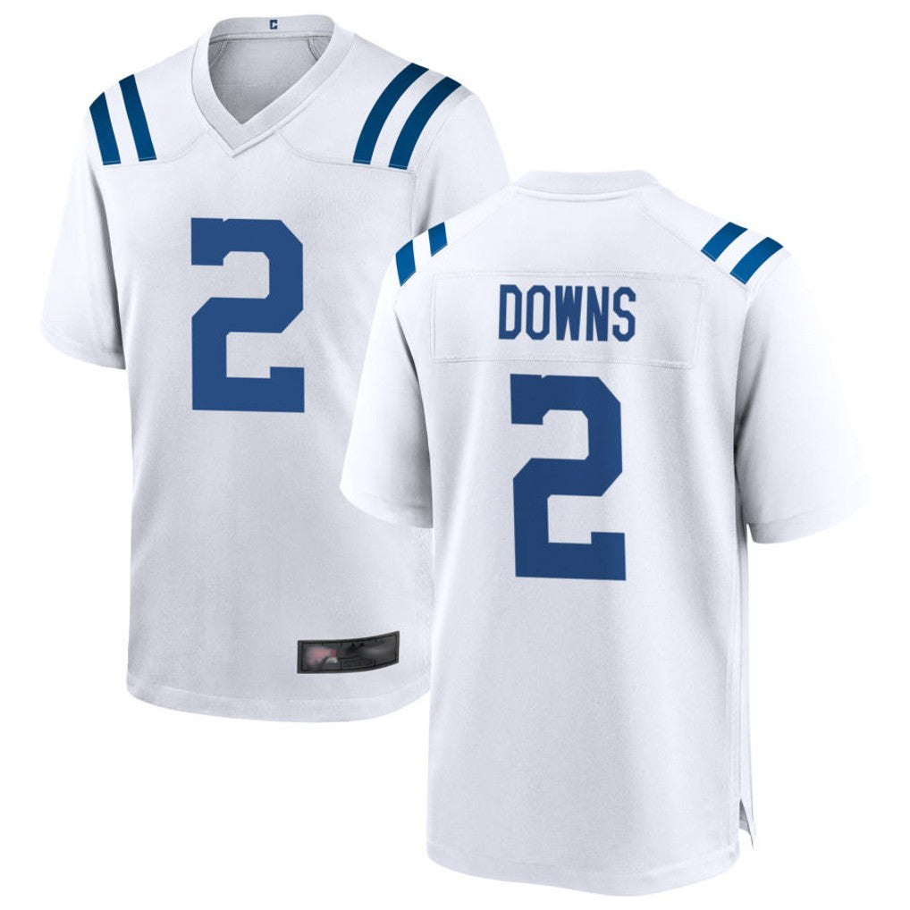 harde IN.Colts #2 Josh Downs Player White Home Game Stitched Jerseys