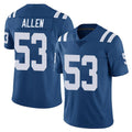harde IN.Colts #53 CJ Allen Player Royal Limited Vapor Untouchable Home Game Stitched Jerseys