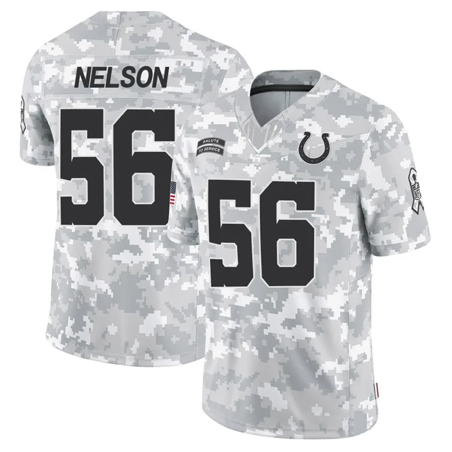 harde IN.Colts #56 Quenton Nelson Player Arctic Camo Salute to Service Limited Stitched Jerseys