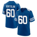 harde IN.Colts #60 Tanor Bortolini Player Royal Limited Home Game Stitched Jerseys