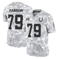 harde IN.Colts #79 Bernhard Raimann Player Arctic Camo Salute To Service Limited Game Stitched Jerseys