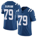 harde IN.Colts #79 Bernhard Raimann Player Royal Limited Vapor Untouchable Home Game Stitched Jerseys