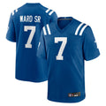 harde IN.Colts #7 Charvarius Ward Sr. Player Royal Home Game Stitched Jerseys