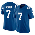 harde IN.Colts #7 Charvarius Ward Sr. Player Royal Limited Vapor F.U.S.E. Home Game Stitched Jerseys
