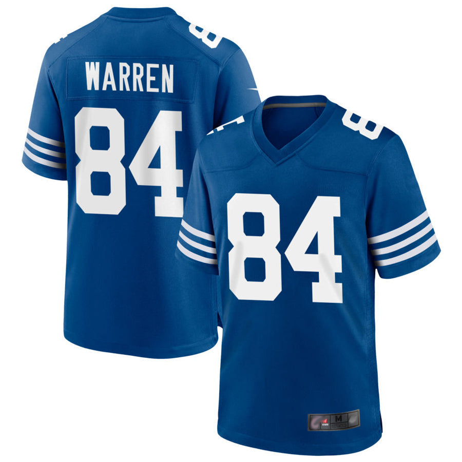 harde IN.Colts #84 Tyler Warren Player Royal Limited Game Stitched Jerseys