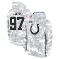 harde IN.Colts #97 Laiatu Latu Player Arctic Camo Salute to Service Hoodies Limited Game Stitched Jerseys