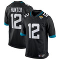 harde J.Jaguars #12 Travis Hunter Player Black Replica Game Stitched Jerseys