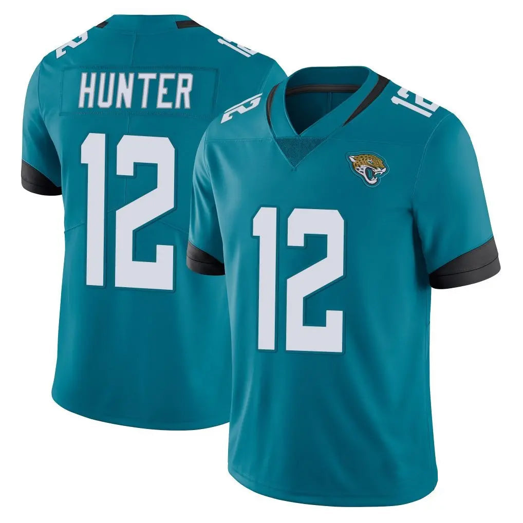harde J.Jaguars #12 Travis Hunter Player Teal Vapor Untouchable Limited Home Game Stitched Jerseys