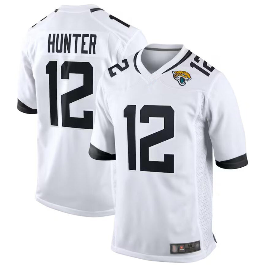 harde J.Jaguars #12 Travis Hunter Player White Replica Game Stitched Jerseys