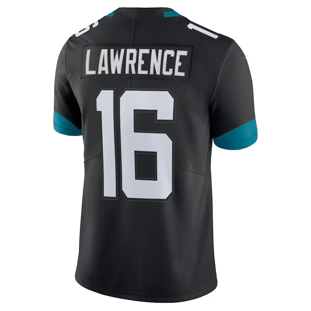 harde J.Jaguars #16 Trevor Lawrence Black Alternate Vapor Limited Stitched Jerseys