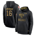 harde J.Jaguars #16 Trevor Lawrence Player Black Salute to Service Hoodies Limited Game Stitched Jerseys
