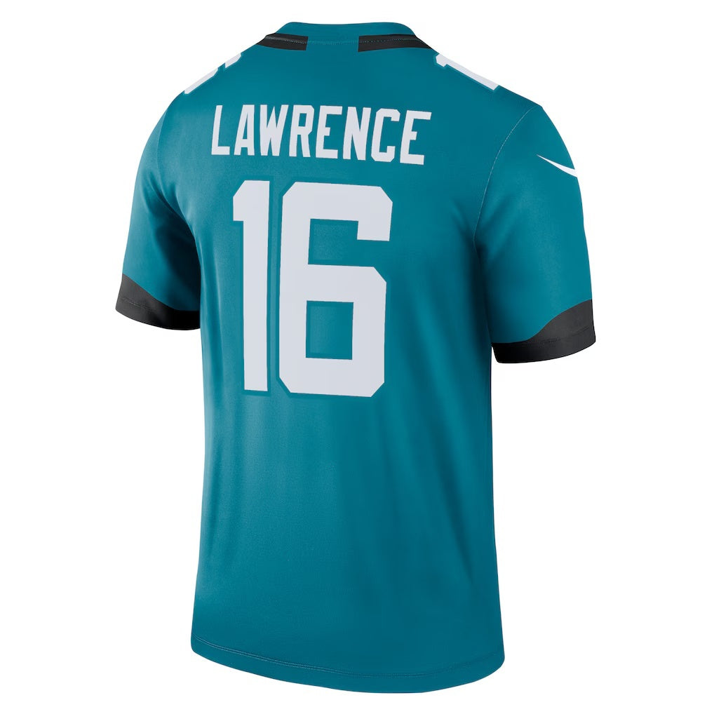 harde J.Jaguars #16 Trevor Lawrence Teal Legend Player Performance Top Stitched Jerseys