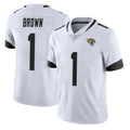 harde J.Jaguars #1 Montaric Brown Player White Vapor Untouchable Limited Home Game Stitched Jerseys