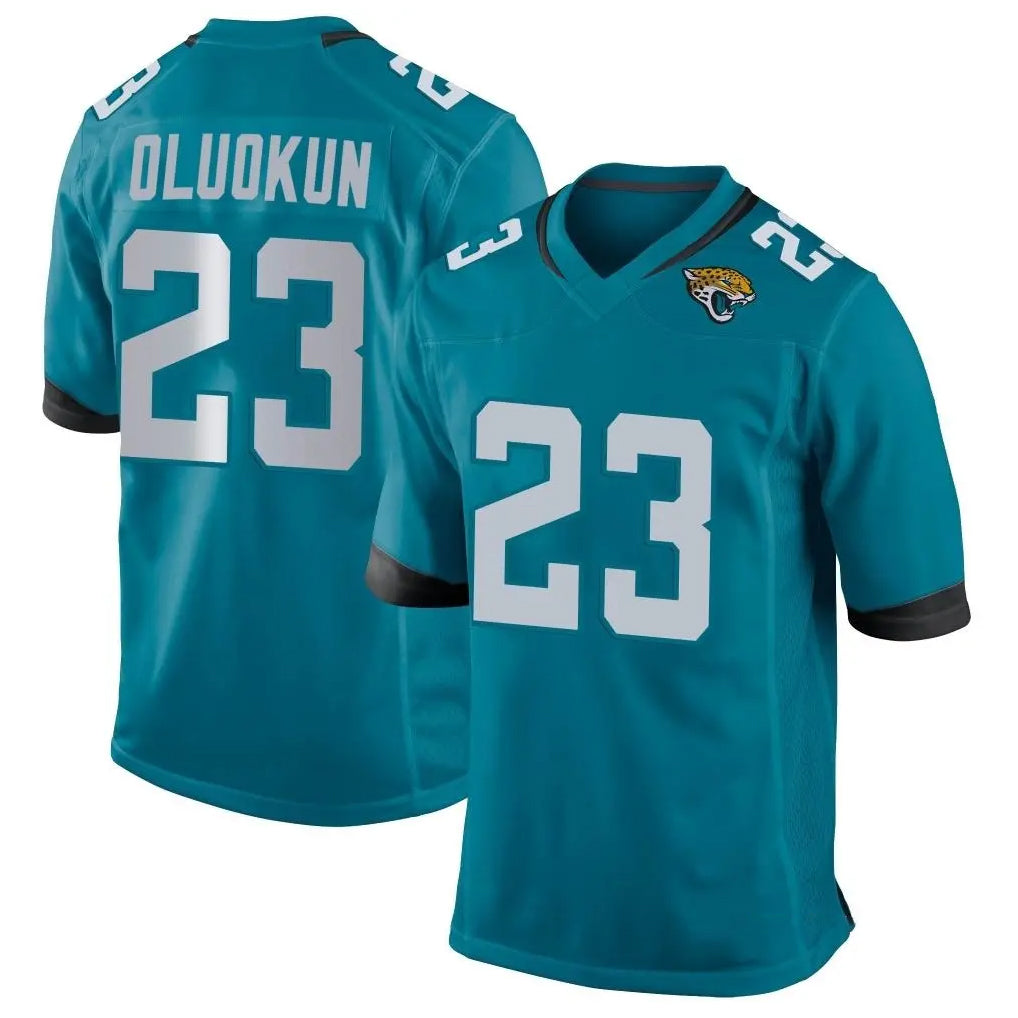 harde J.Jaguars #23 Foyesade Oluokun Player Teal Home Game Stitched Jerseys