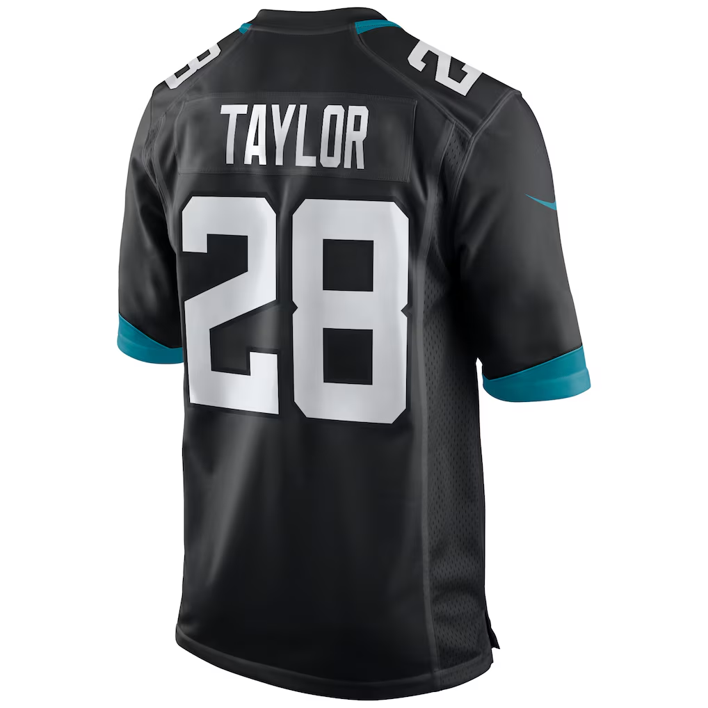 harde J.Jaguars #28 Fred Taylor Black Retired Player Alternate Game Stitched Jerseys