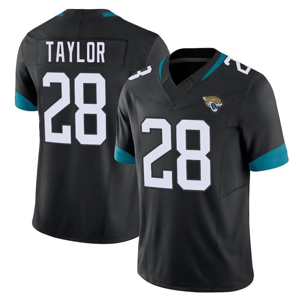 harde J.Jaguars #28 Fred Taylor Player Black Vapor F.U.S.E. Limited Home Game Stitched Jerseys