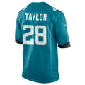 harde J.Jaguars #28 Fred Taylor Player Teal Home Game Stitched Jerseys