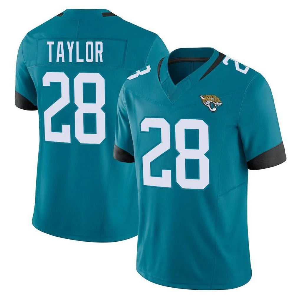 harde J.Jaguars #28 Fred Taylor Player Teal Vapor F.U.S.E. Limited Home Game Stitched Jerseys