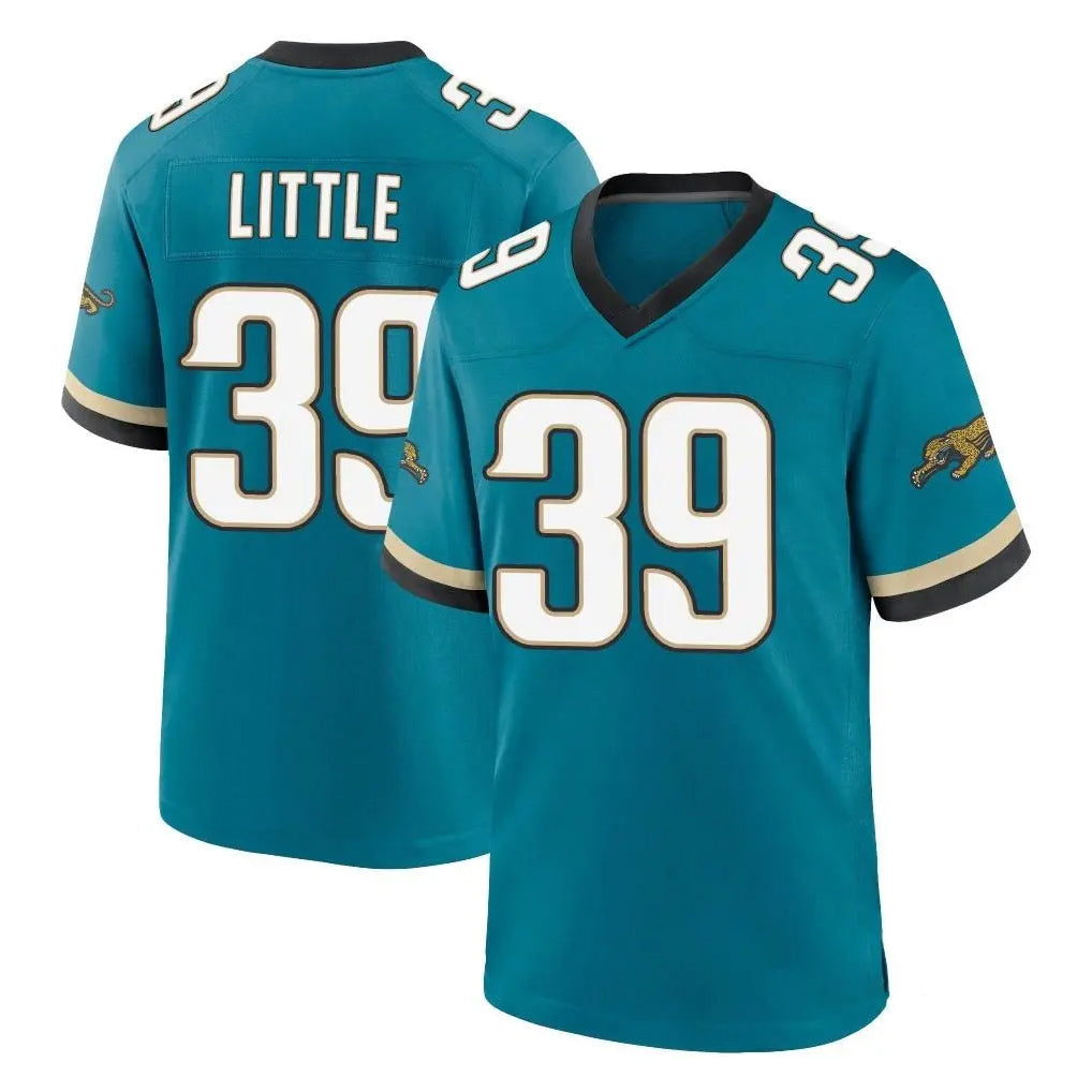 harde J.Jaguars #39 Cam Little Player Teal Prowler Throwback Limited Home Game Stitched Jerseys
