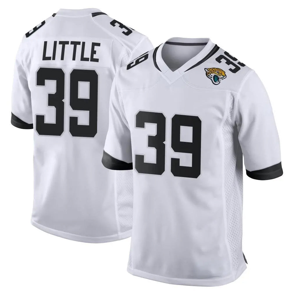 harde J.Jaguars #39 Cam Little Player White Home Game Stitched Jerseys