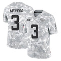 harde J.Jaguars #3 Jakobi Meyers Player Arctic Camo Salute To Service Limited Game Stitched Jerseys
