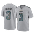 harde J.Jaguars #3 Jakobi Meyers Player Gray Atmosphere Fashion Home Game Stitched Jerseys