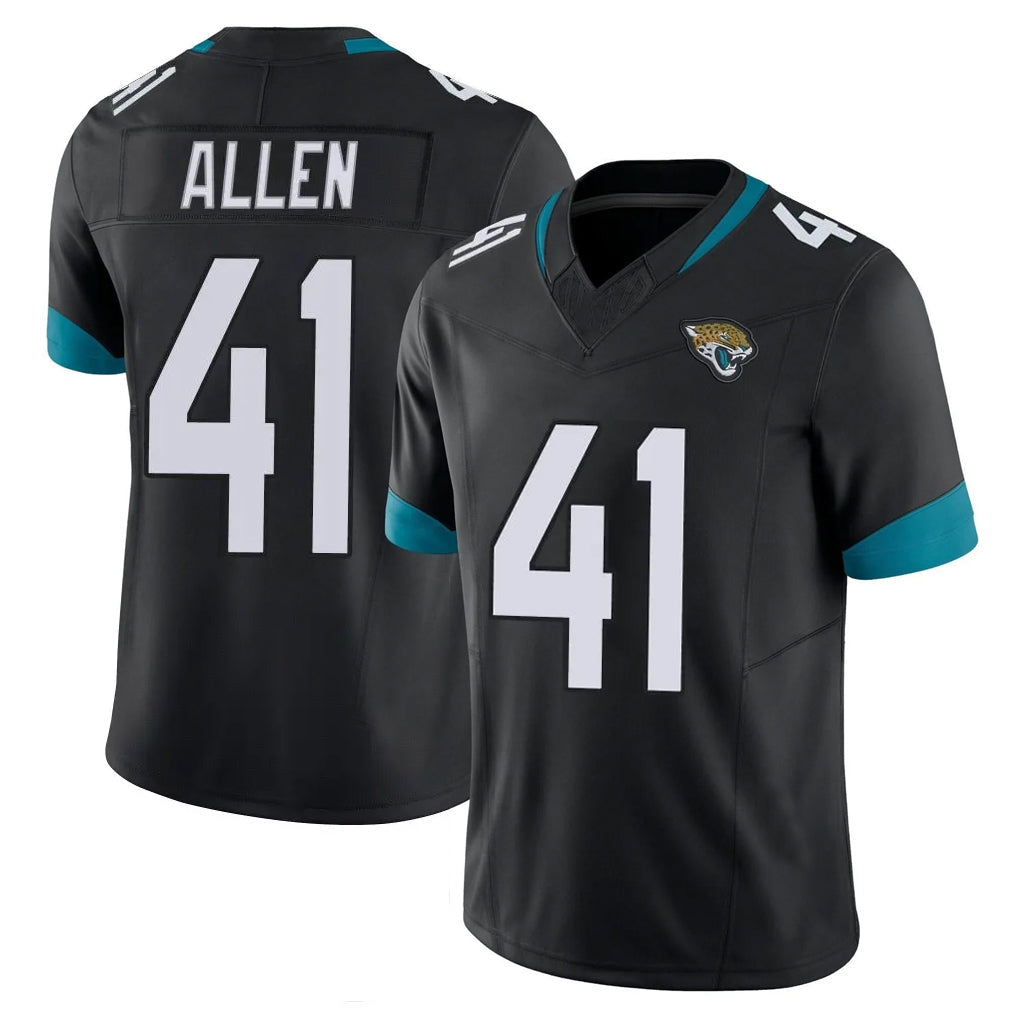 harde J.Jaguars #41 Josh Hines-Allen Player Black Vapor F.U.S.E. Limited Home Game Stitched Jerseys
