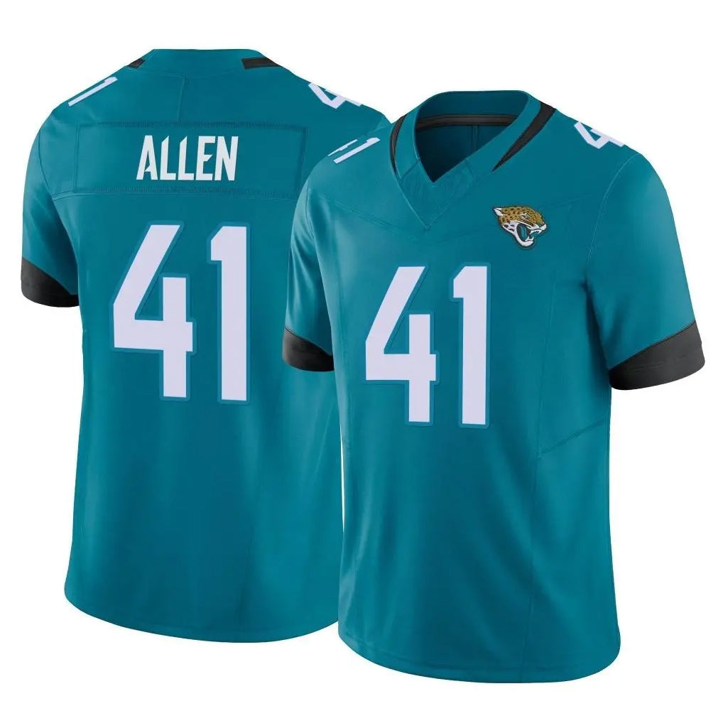 harde J.Jaguars #41 Josh Hines-Allen Player Teal Vapor F.U.S.E. Limited Home Game Stitched Jerseys