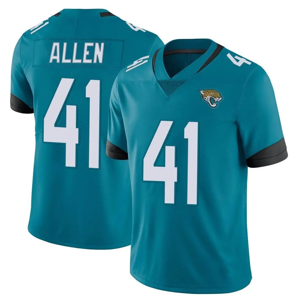 harde J.Jaguars #41 Josh Hines-Allen Player Teal Vapor Untouchable Limited Home Game Stitched Jerseys