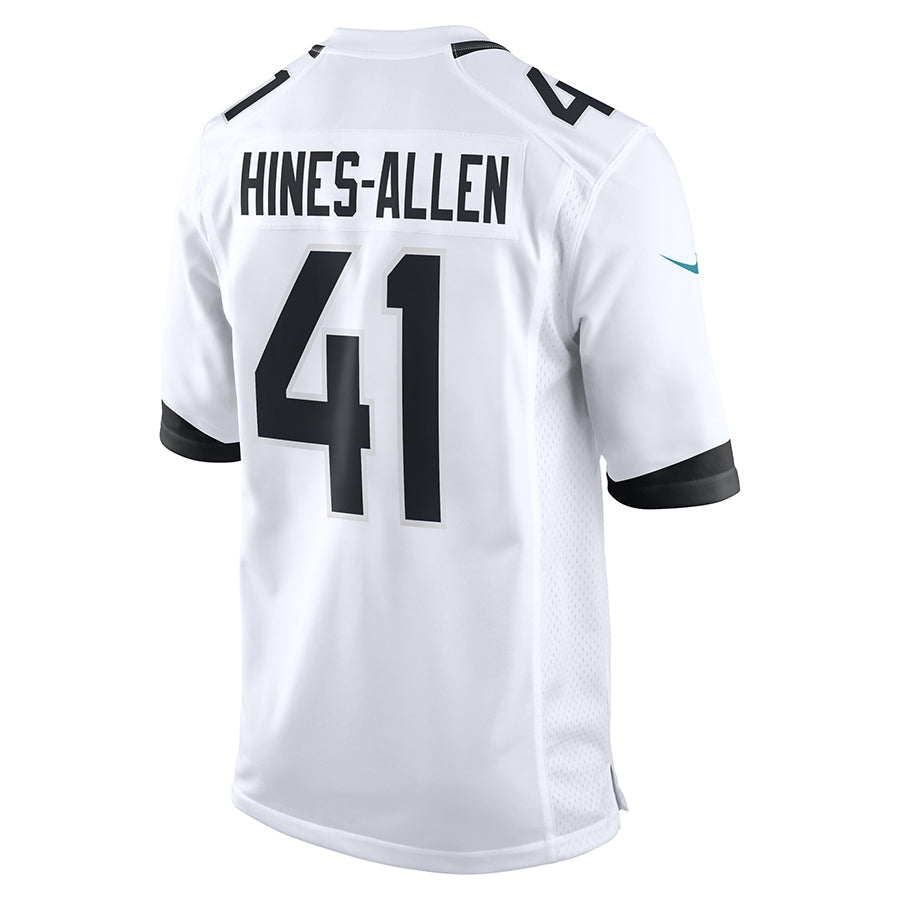 harde J.Jaguars #41 Josh Hines-Allen Player White Home Game Football Jerseys