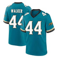 harde J.Jaguars #44 Travon Walker Player Teal Prowler Throwback Limited Home Game Stitched Jerseys