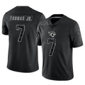 harde J.Jaguars #7 Brian Thomas Jr. Player Black RFLCTV Limited Stitched Jerseys