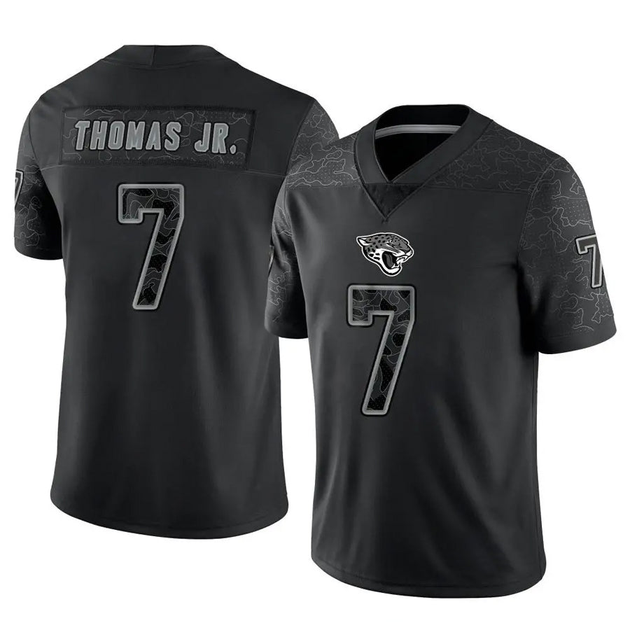 harde J.Jaguars #7 Brian Thomas Jr. Player Black RFLCTV Limited Stitched Jerseys