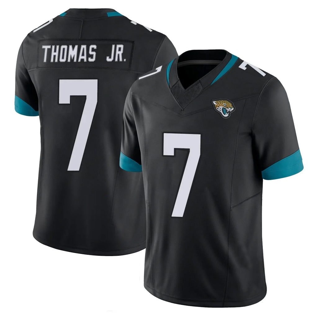 harde J.Jaguars #7 Brian Thomas Jr. Player Black Vapor F.U.S.E. Limited Home Game Stitched Jerseys