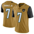 harde J.Jaguars #7 Brian Thomas Jr. Player Gold Vapor Limited Home Game Stitched Jerseys
