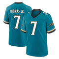 harde J.Jaguars #7 Brian Thomas Jr. Player Teal Prowler Throwback Limited Home Game Stitched Jerseys