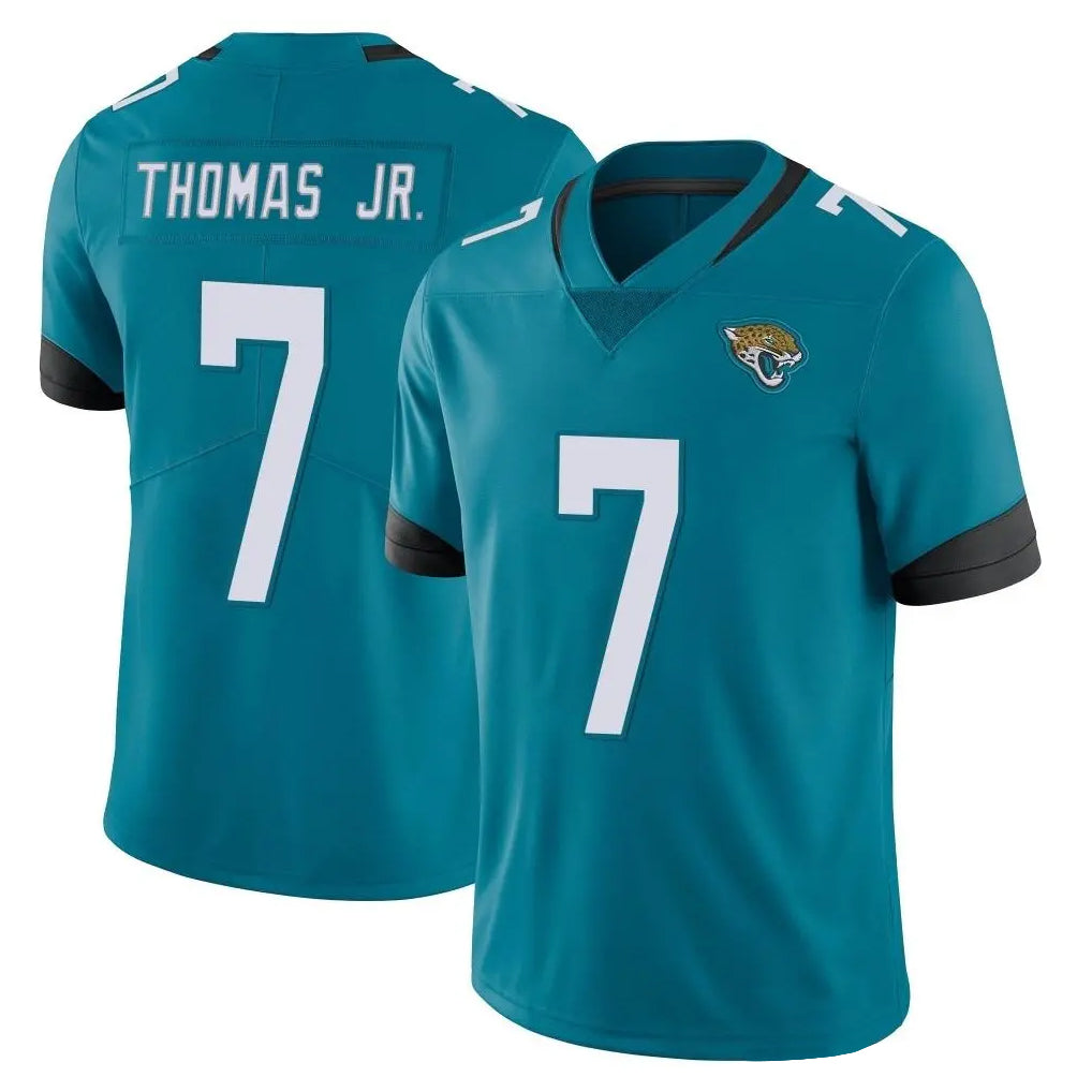 harde J.Jaguars #7 Brian Thomas Jr. Player Teal Vapor Untouchable Limited Home Game Stitched Jerseys