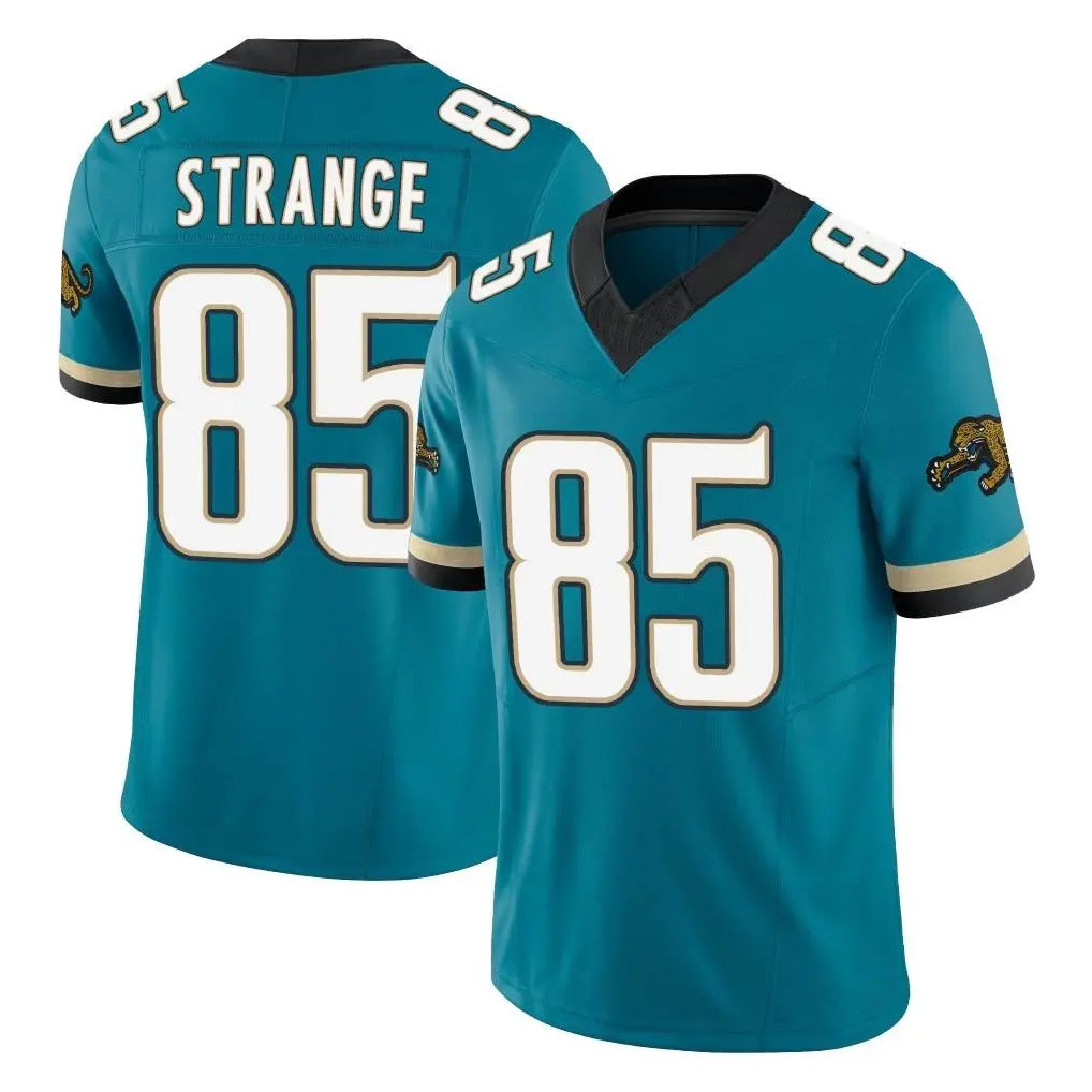 harde J.Jaguars #85 Brenton Strange Player Teal Prowler Throwback Vapor F.U.S.E. Limited Home Game Stitched Jerseys