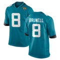 harde J.Jaguars #8 Mark Brunell?Player Teal Home Game Stitched Jerseys