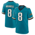 harde J.Jaguars #8 Mark Brunell?Player Teal Prowler Throwback Limited Home Game Stitched Jerseys
