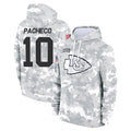 harde KC.Chiefs #10 Isiah Pacheco Player Salute to Service Hoodies Stitched Jerseys