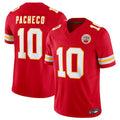 harde KC.Chiefs #10 Isiah Pacheco Red Vapor F.U.S.E. Limited Jersey American Stitched Jersey