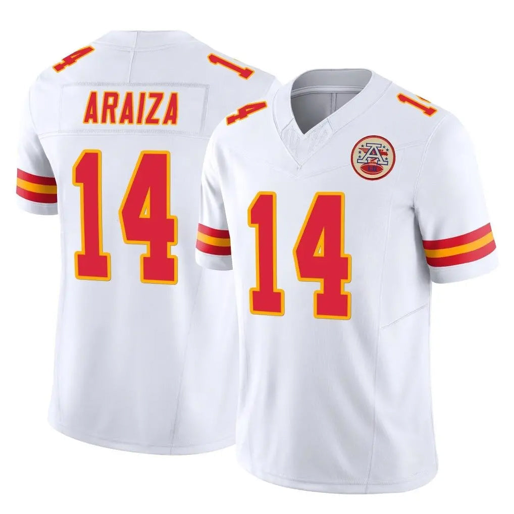 harde KC.Chiefs #14 Matt Araiza Player White Limited Vapor F.U.S.E. Home Game Stitched Jerseys