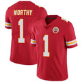 harde KC.Chiefs #1 Xavier Worthy Player Red Vapor F.U.S.E. Limited Stitched Stitched Jerseys