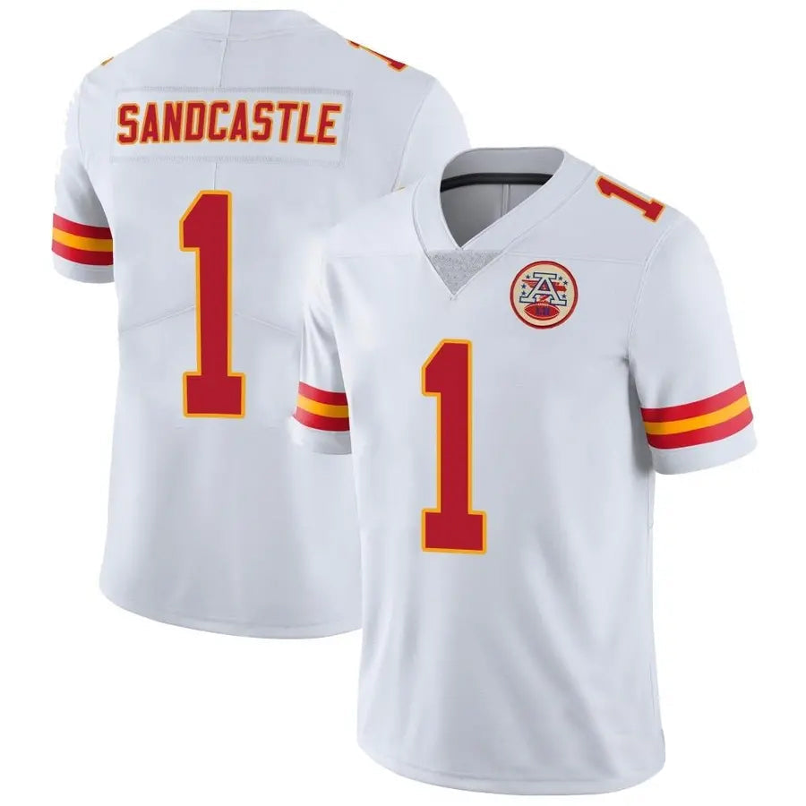 harde KC.Chiefs #1 Xavier Worthy Player White Vapor Limited Stitched Jerseys