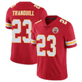 harde KC.Chiefs #23 Drue Tranquill Player Red Limited Vapor Untouchable Home Game Stitched Jerseys